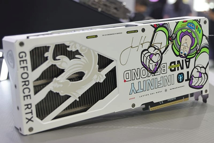 MSI разрабатывает уникальную GeForce RTX 5070 с Баззом Лайтером