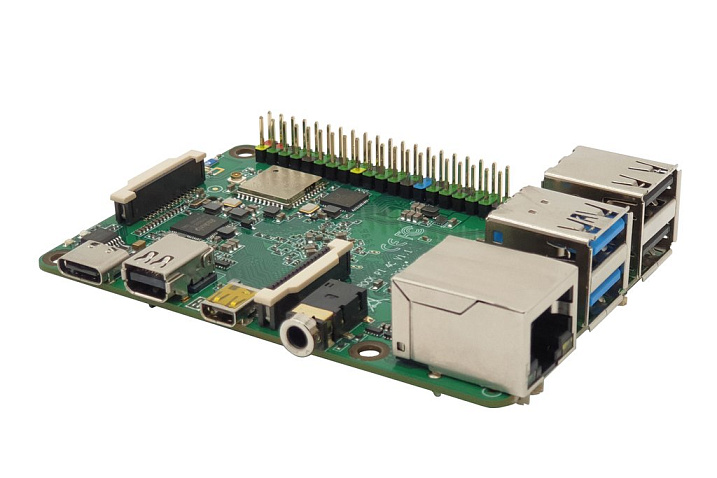 Одноплатник Rock Pi 4 Model C оснащён портом NVMe