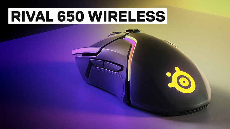 Обзор игровой мыши Rival 650 wireless от компании SteelSeries