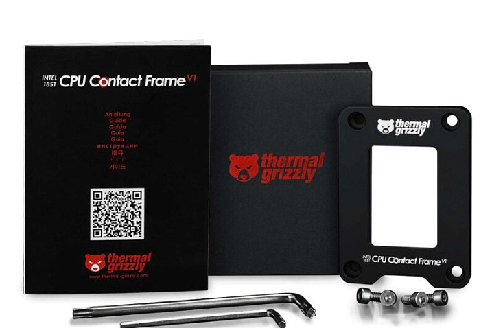 Новая контактная рамка Thermal Grizzly снижает температуру Core Ultra 200S до 6°C