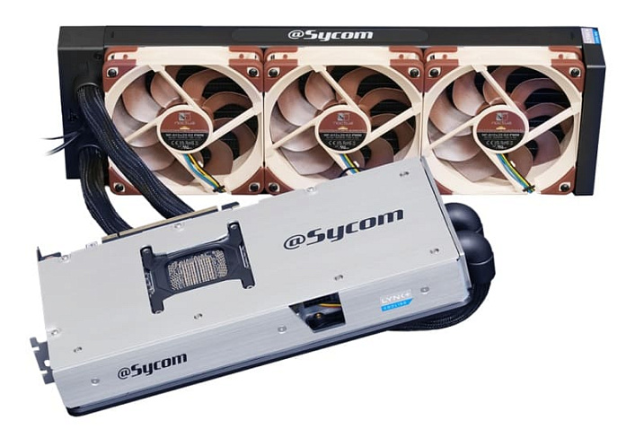 Sycom всё же внедрила видеокарту RTX 5090 Hydro LC Plus с СЖО в свои готовые ПК