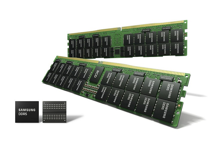Samsung начинает массовое производство оперативной памяти DDR5 по передовому техпроцессу