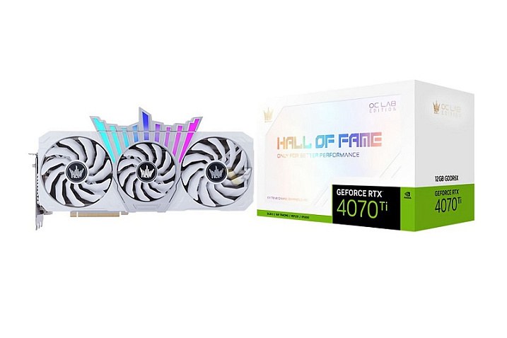 GALAX представила премиальную GeForce RTX 4070 Ti HOF OC LAB