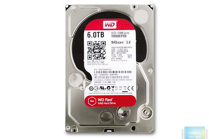 Обзор и тест жесткого диска Western Digital Red WD60EFRX