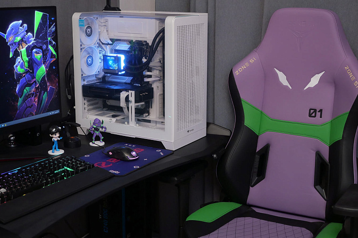 Обзор компьютерного кресла Zone 51 EVA-01 в расцветке Purple-Green