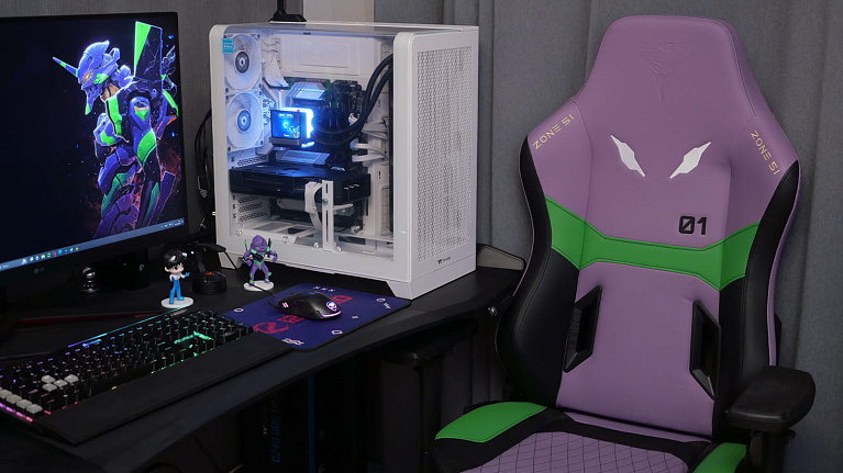 Обзор компьютерного кресла Zone 51 EVA-01 в расцветке Purple-Green