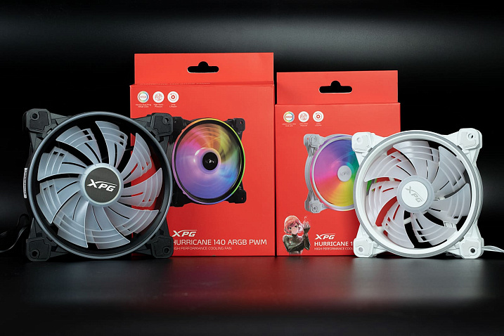 Обзор и тест вентиляторов XPG Hurricane 120 ARGB и XPG Hurricane 140 ARGB