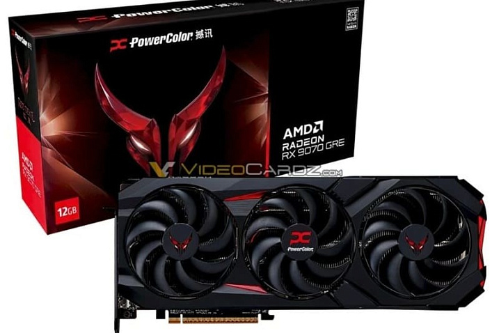 Утечка Radeon RX 9070 GRE от PowerColor подтверждает 12 Гбайт памяти