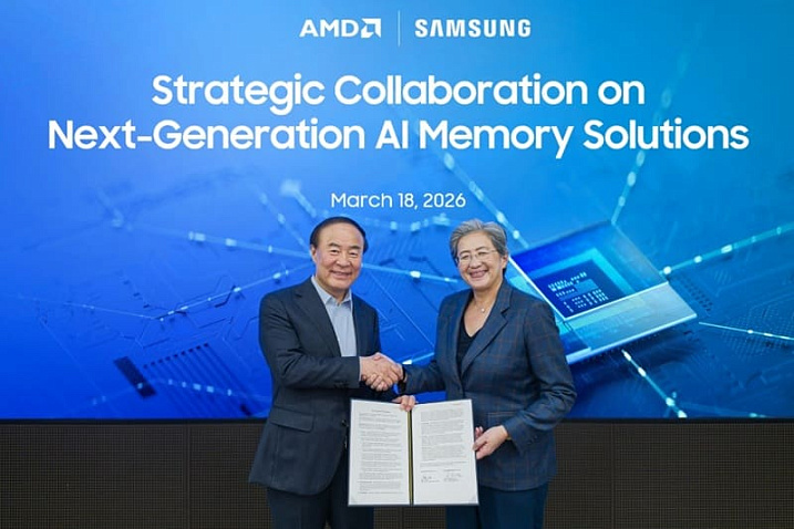 AMD и Samsung договорились о поставках стеков HBM4 и памяти для серверов с EPYC Venice