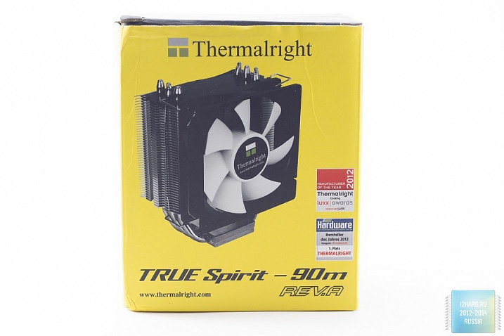 Обзор и тест процессорного кулера Thermalright TRUE Spirit 90M Rev.A