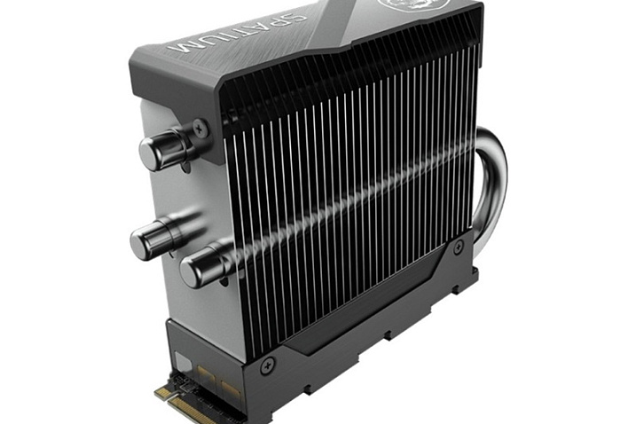 Накопитель MSI Spatium M570 PRO Frozr PCIe 5.0 получил огромный радиатор