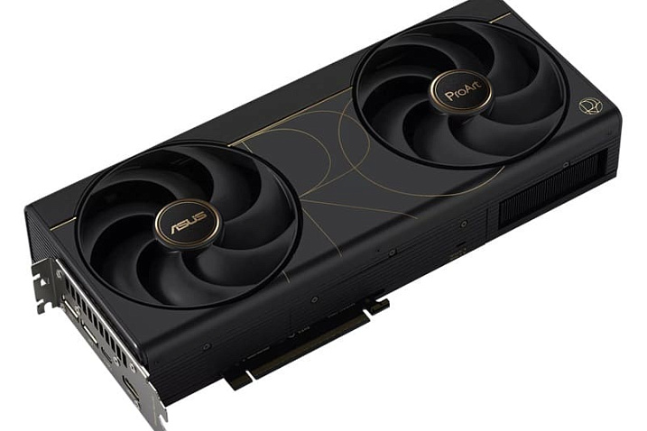 ASUS тихо выпустила видеокарту ProArt RTX 5090 со сквозным продувом радиатора