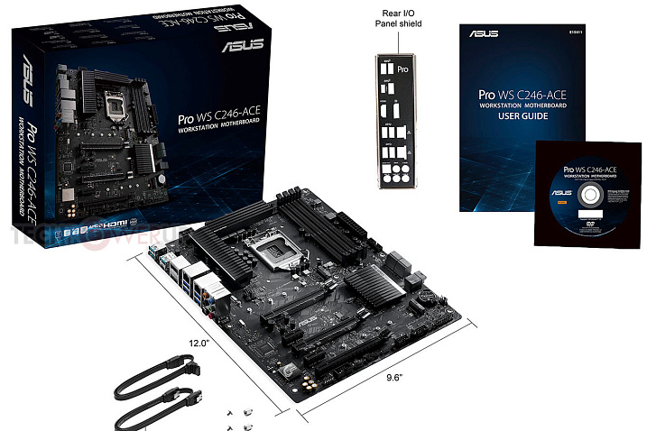 ASUS выпустила материнскую плату WS C246-ACE c поддержкой процессоров Xeon E