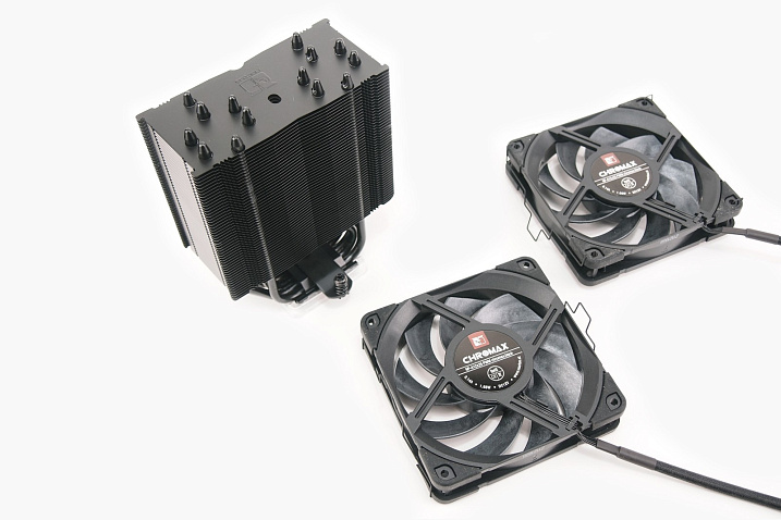 Обзор и тест кулера Noctua NH-U12A chromax.black