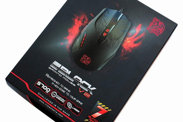 Обзор игровой мыши Tt eSPORTS Black v2