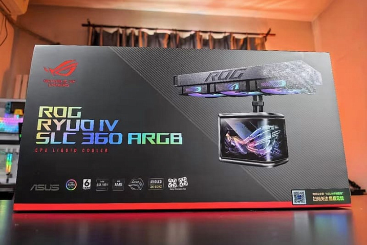 Премиальная СЖО ASUS ROG RYUO IV SLC 360 ARGB имеет заводской брак