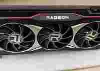 Реальная фотография видеокарты AMD Radeon RX 6000