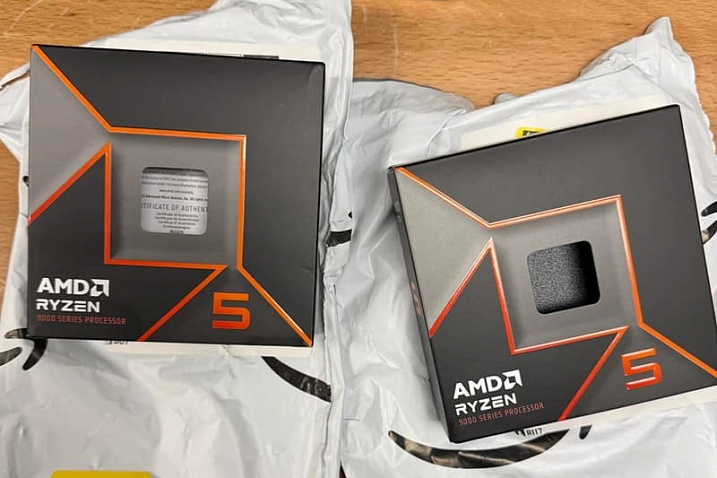 Amazon дважды прислал покупателям процессора Ryzen 5 9600X пустые коробки