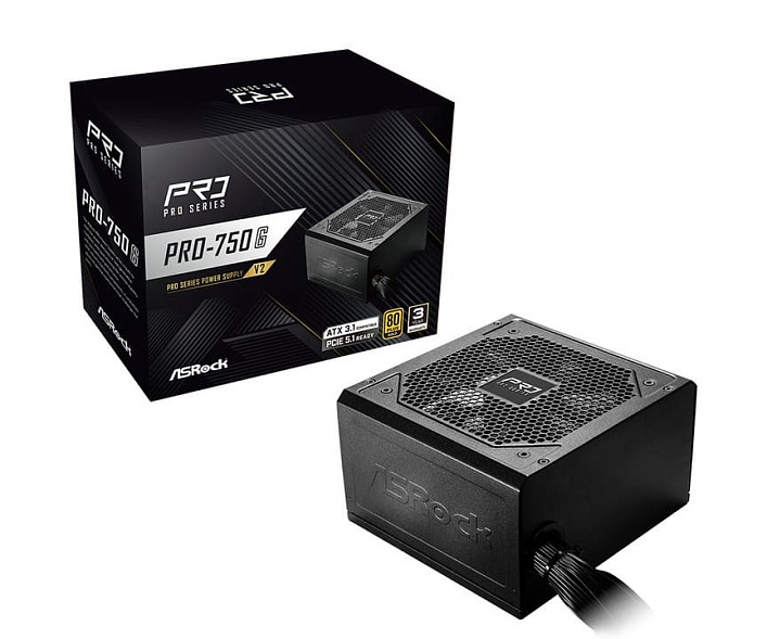 Блок питания ASRock PRO V2 Gold 750W