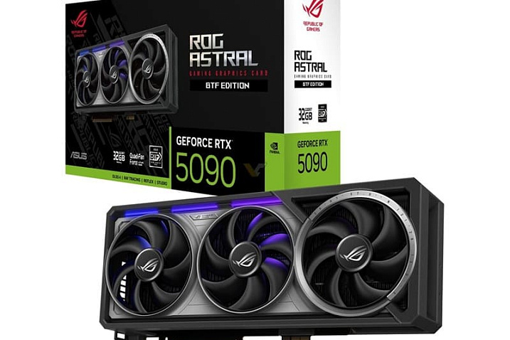 ASUS добавила съёмное питание BTF 2.5 на две видеокарты серий ROG Astral и TUF Gaming