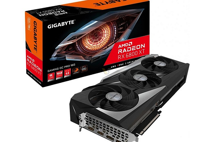 GIGABYTE готовится к выпуску Radeon RX 6800 XT Gaming OC PRO с охлаждением от RX 6950 XT
