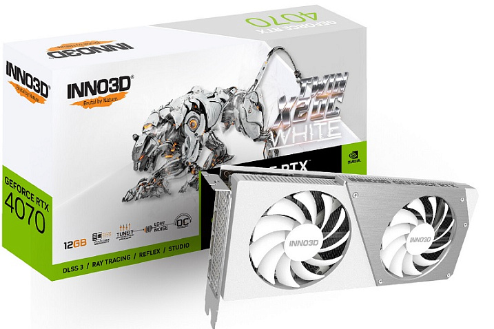 INNO3D GeForce RTX 4070 Twin X2 OC получила скрытый разъем питания
