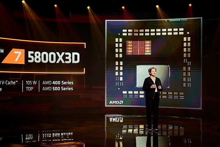CES 2022: AMD показала настольный процессор Ryzen 7 5800X3D