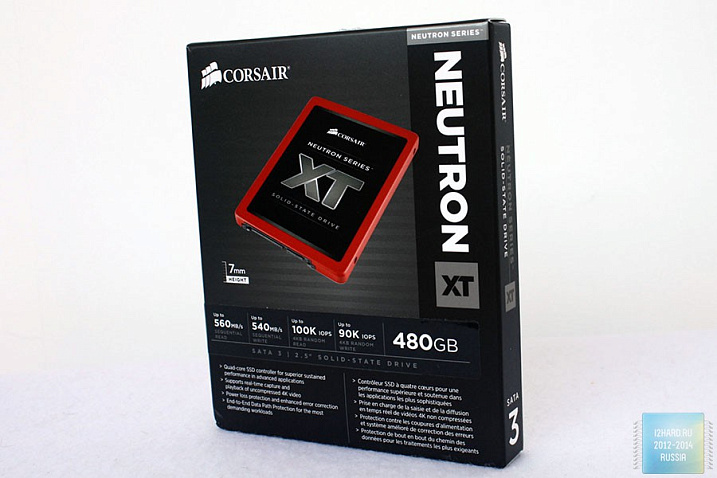 Обзор и тест Corsair Neutron XT 480Gb (CSSD-N480GBXTB)