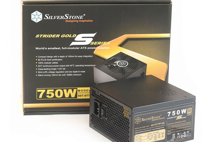 Обзор и тестирование блока питания SilverStone Strider Gold S ST75F-GS V2