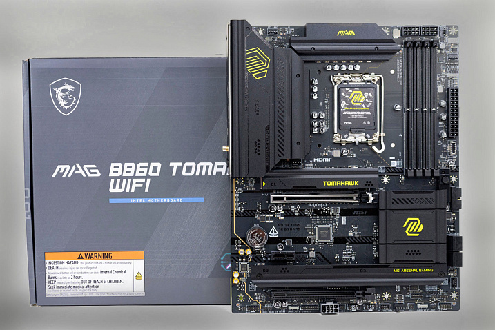 Обзор и тестирование материнской платы MSI MAG B860 TOMAHAWK WI-FI
