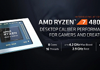 Процессоры Intel Core i7-9700K и AMD Ryzen 7 2700X менее производительны мобильного Ryzen 7 4800HS