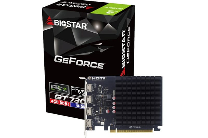 BIOSTAR начала рекламировать GeForce GT 730 — видеокарту 12-летней давности
