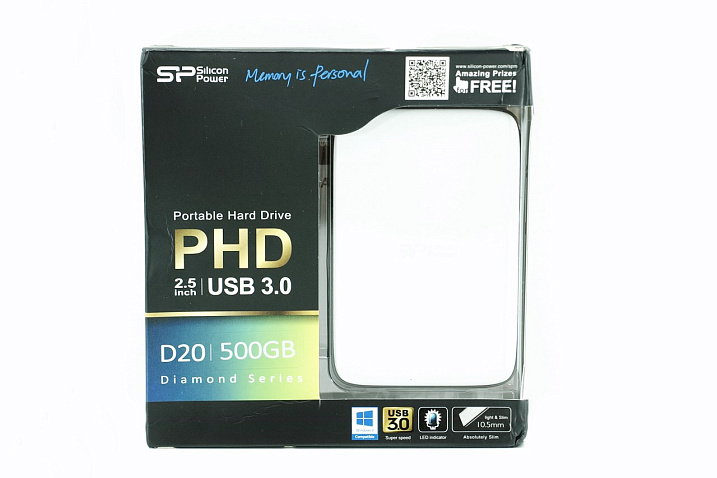 Обзор и тест Silicon Power Diamond D20 500Gb