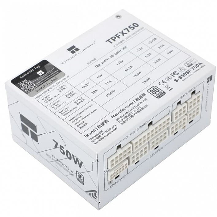 Блок питания Thermalright TR-TPFX750-W White