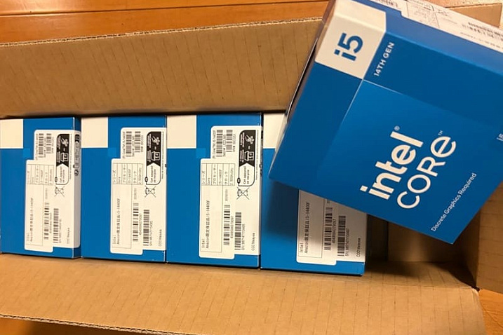 В Японии покупатель процессора Intel Core i5-14400 по ошибке получил пять экземпляров