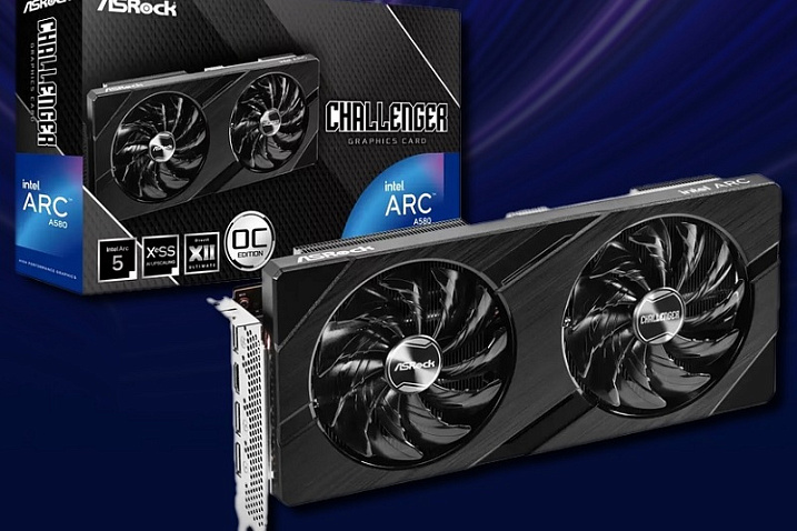 Новый драйвер для видеокарт Intel принес поддержку Arc A580