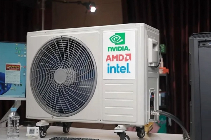 Кондиционер способен охладить NVIDIA GeForce RTX 4090 до 2℃ 