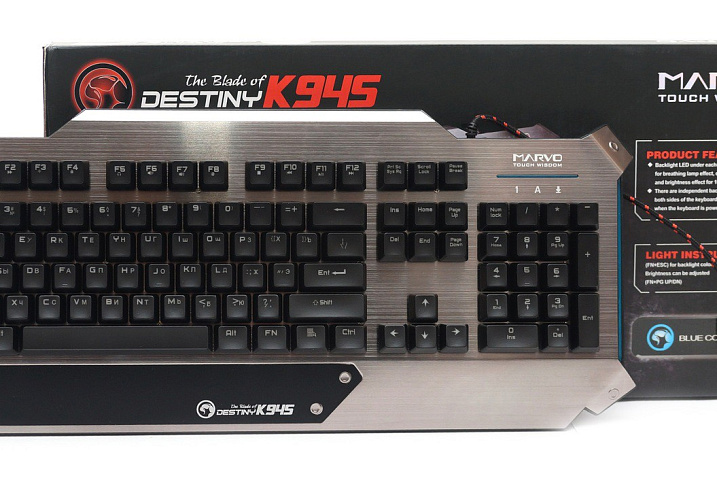 Обзор и тестирование механической клавиатуры Marvo Destiny K945