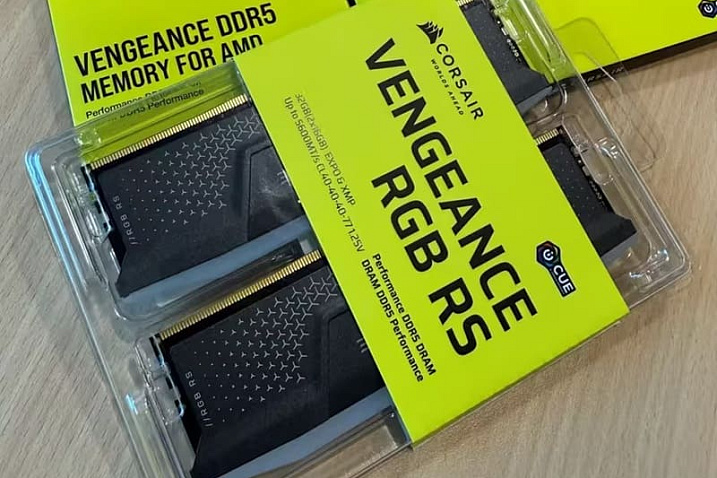 CORSAIR меняет упаковку модулей памяти VENGEANCE DDR5 после проблем с возвратами