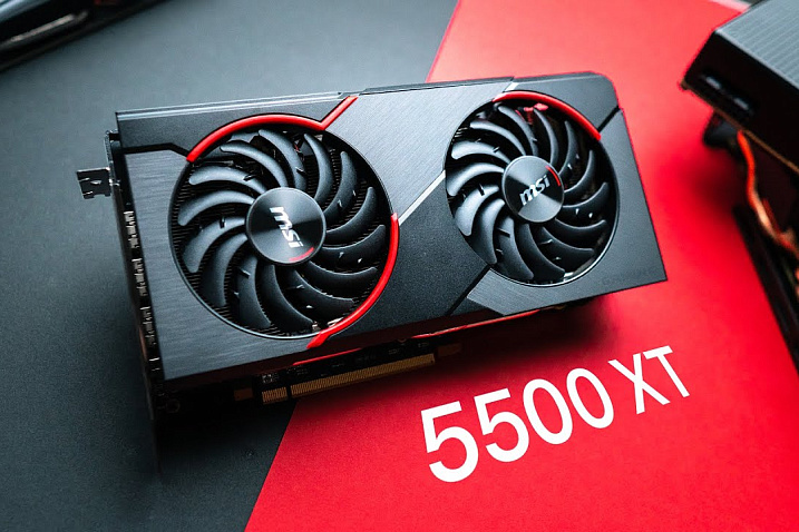 AMD Radeon RX 5500 XT разгоняется до 2.1 GHz на родной системе охлаждения