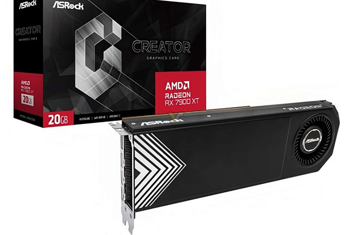 ASRock переименовала видеокарты Radeon RX 7900 серии WS в Creator