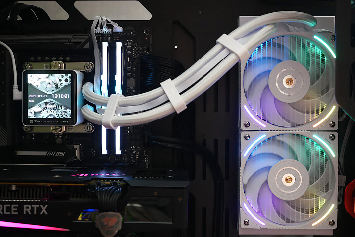 Обзор и тест системы охлаждения Thermalright Frozen Vision 240 White