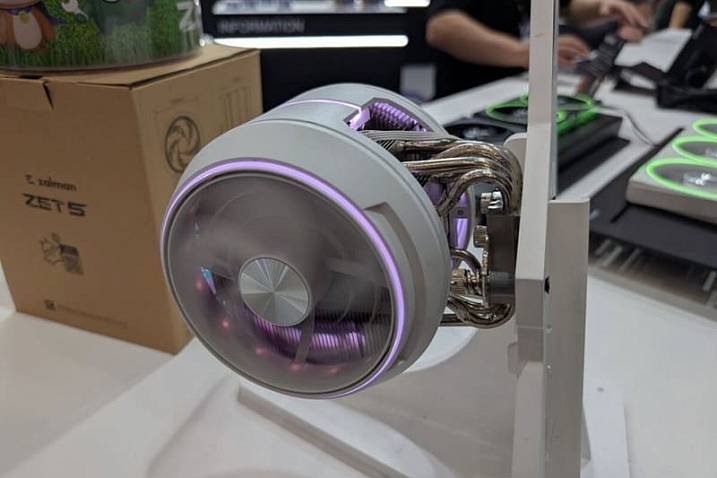 COMPUTEX: кулеры Zalman ZET напоминают турбины самолёта