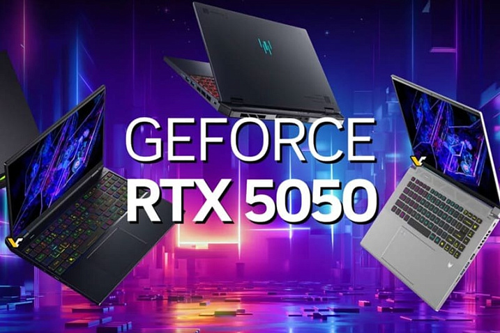 Acer раскрыла тактовую частоту и теплопакет мобильной GeForce RTX 5050