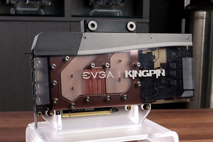 EVGA представила видеокарту GeForce RTX 3090 K|NGP|N HYDRO COPPER
