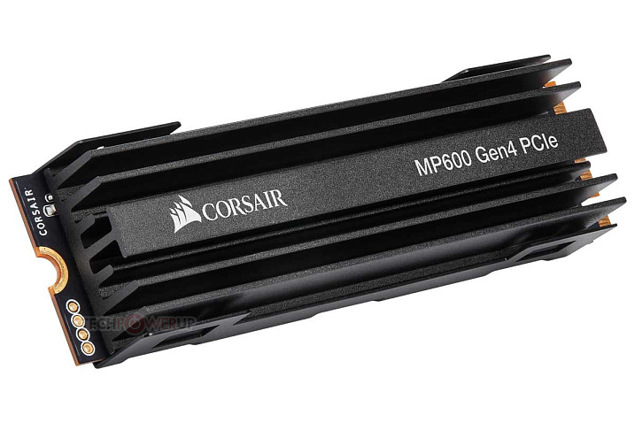 Corsair анонсировала твердотельный накопитель M.2 MP600 NVMe PCIe Gen 4.0, совместимый с чипсетом AMD X570
