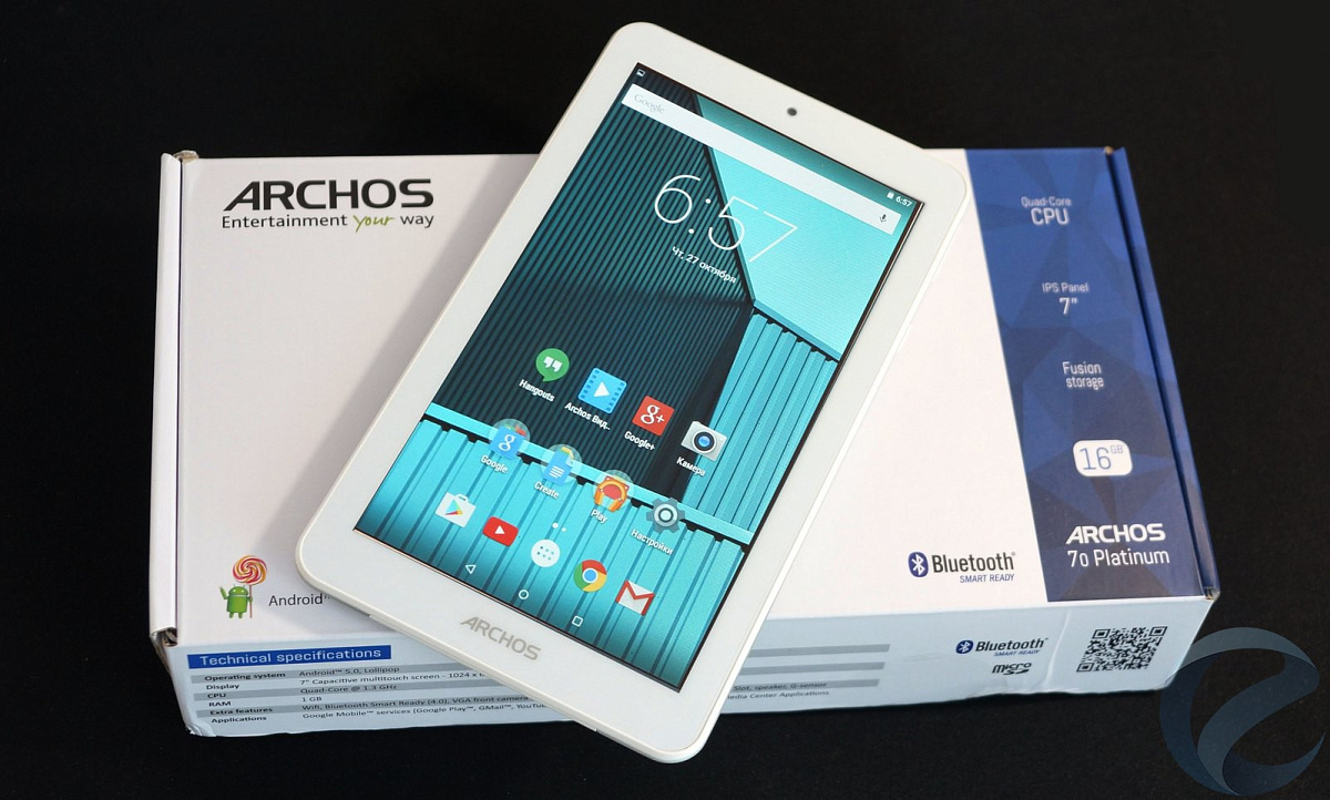Планшет с поддержкой сим. Планшет Archos 70 Platinum