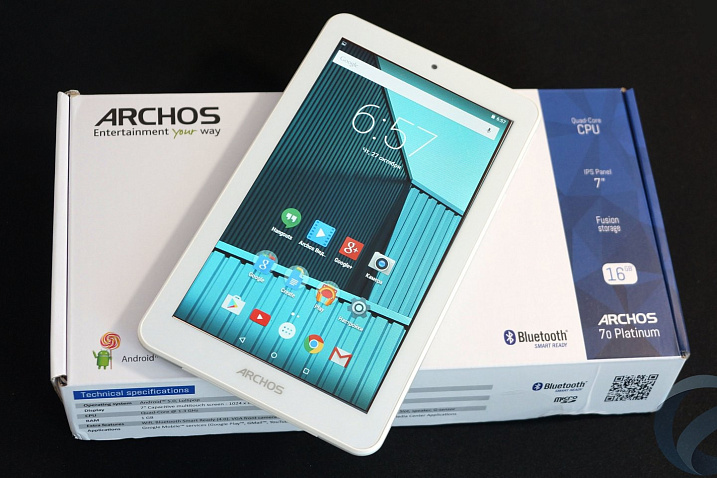 Обзор и тестирование планшета Archos 70 Platinum
