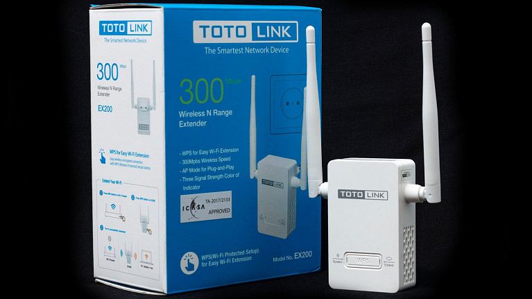 Обзор и тестирование повторителя беспроводного сигнала TOTOLINK EX200