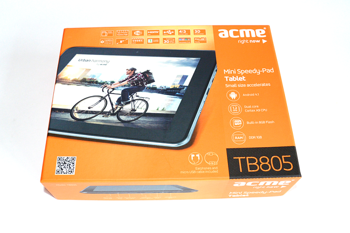 Обзор и тест маленькой интернет-таблетки ACME TB805 Mini Speedy-Pad Tablet